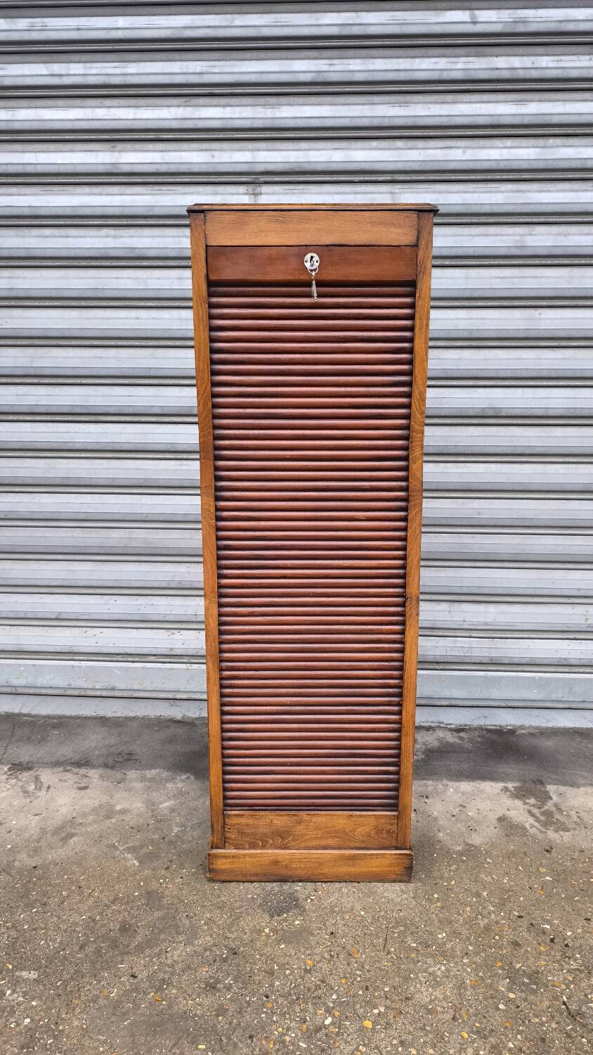 Solid oak filing cabinet 1950