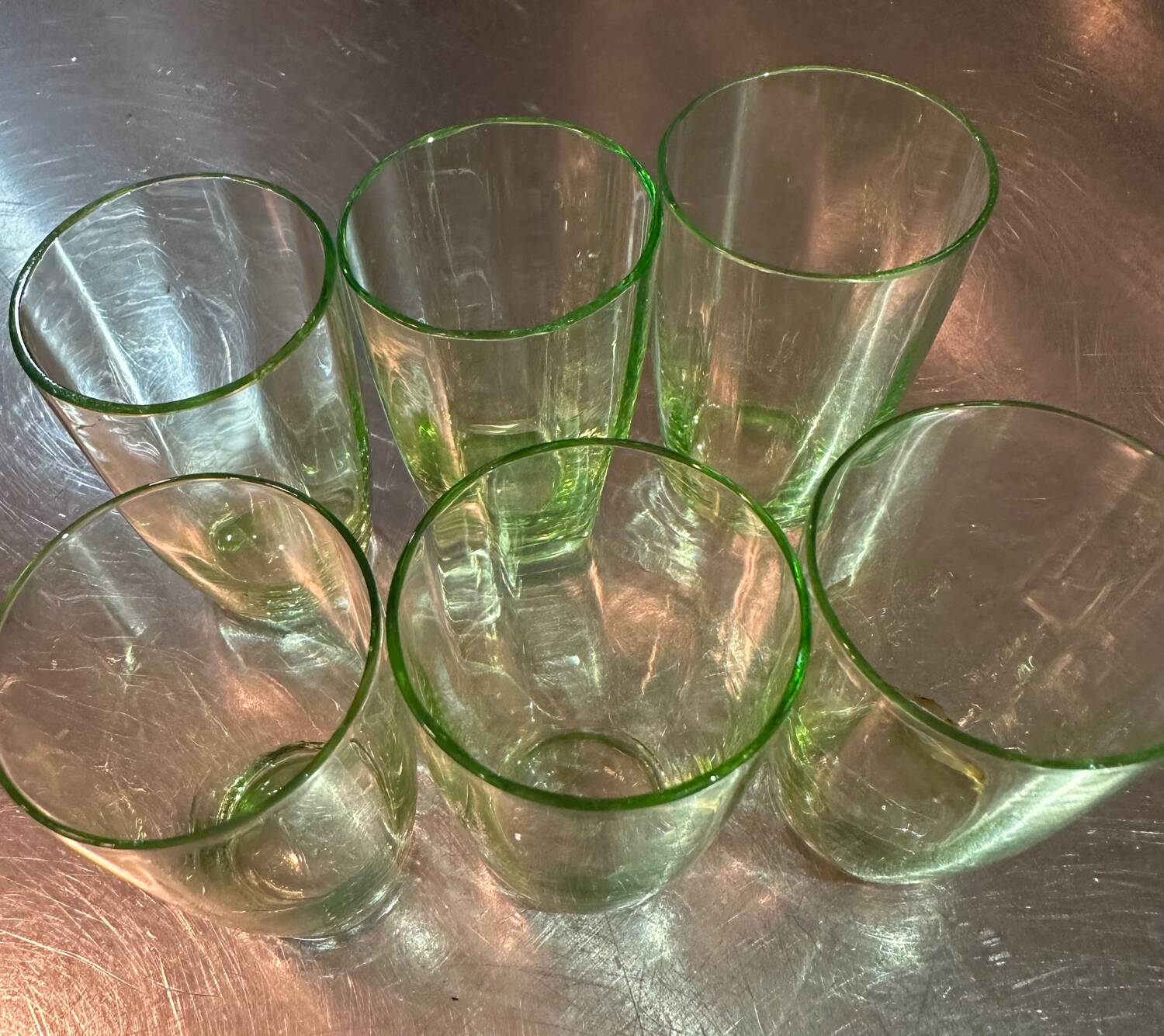 Verres à digestif vintage