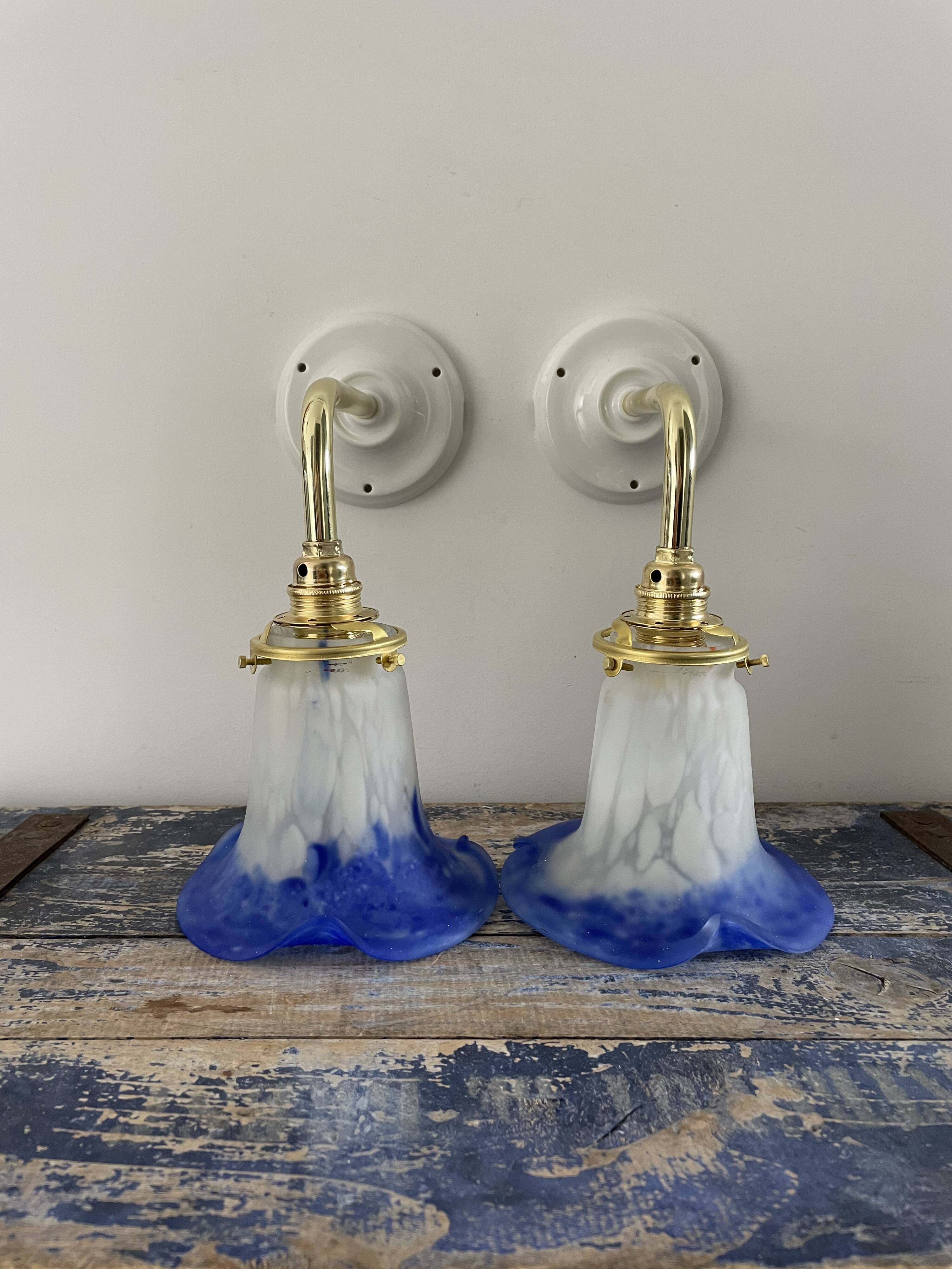 Art deco wall lights