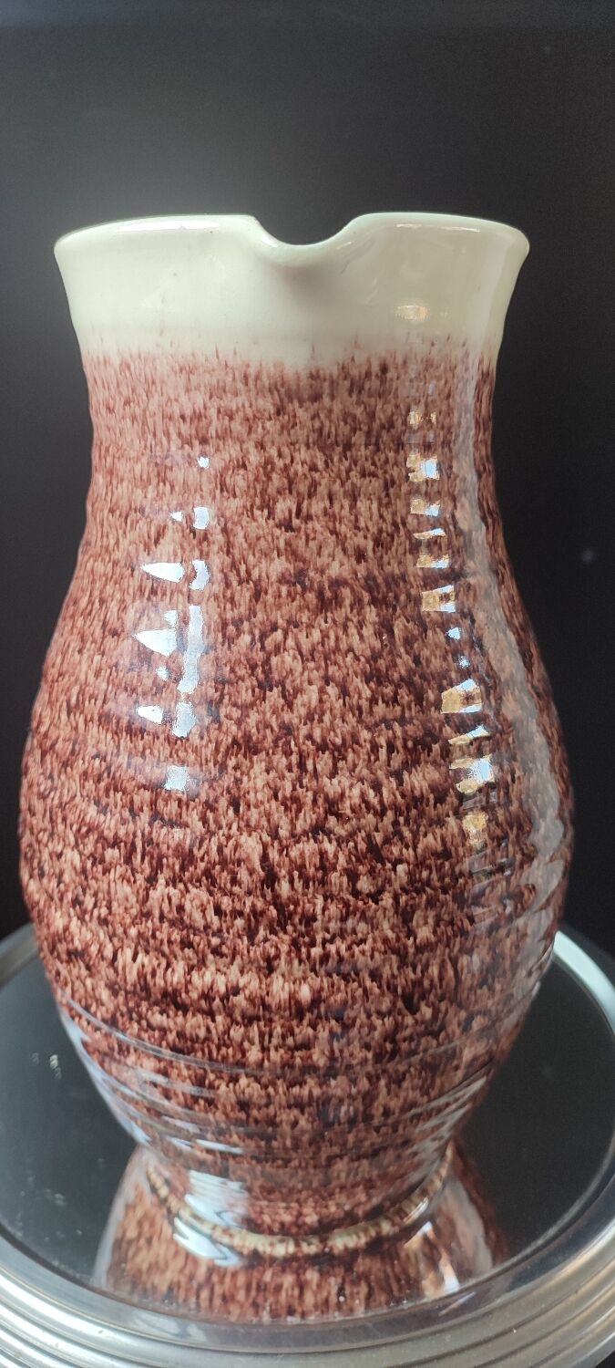 Vintage ceramic pitcher by Accolay