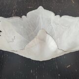 Frosted blown glass bowl from "Creazioni Silvestri Arte Murano