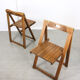 Chaises pliantes vintage