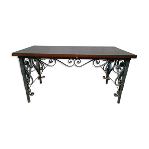 table basse fer forgé