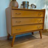 Scandinavian dresser vintage compass feet