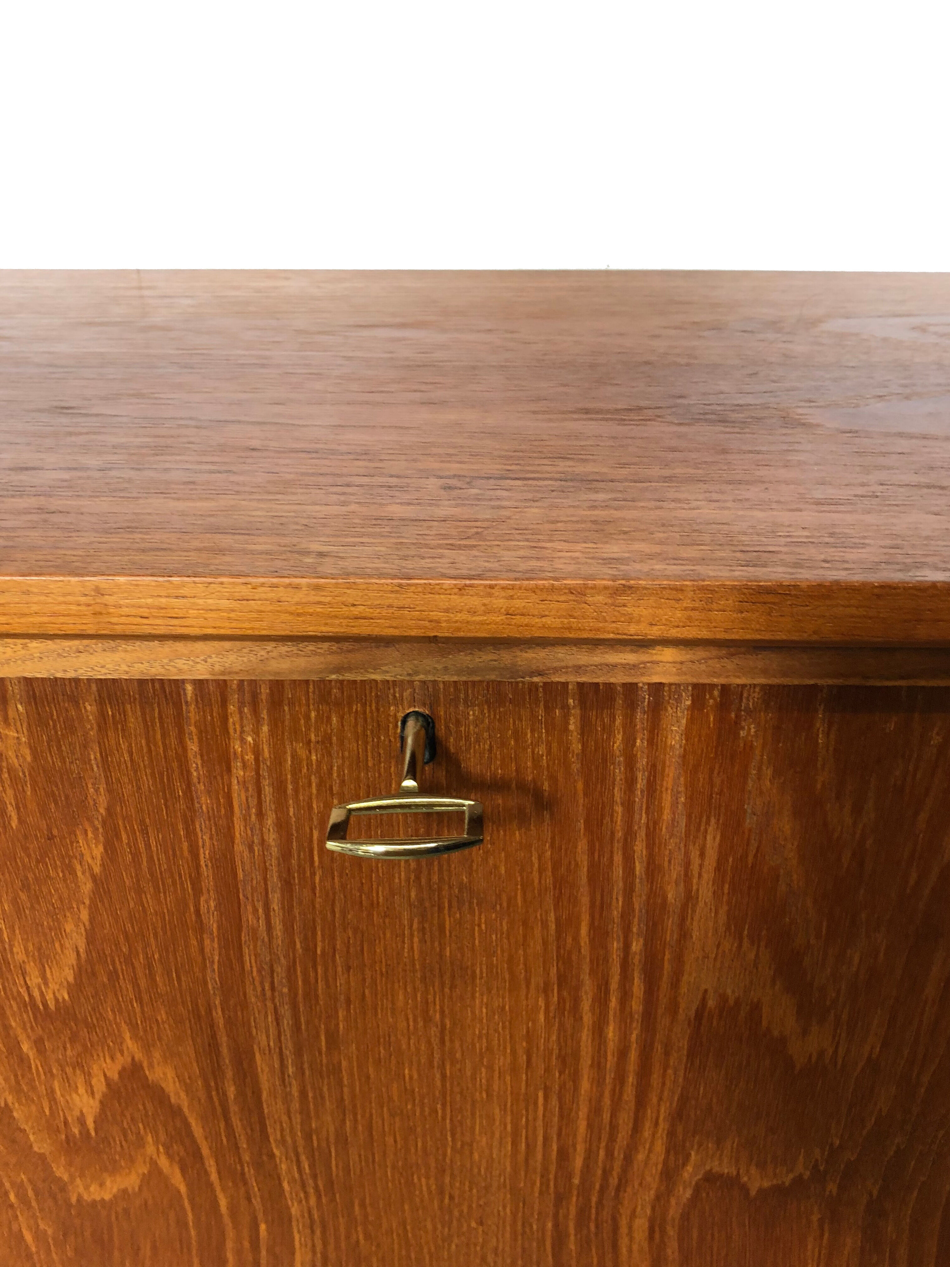 Vintage Poul Cadovius Royal System wall console from the 1960s