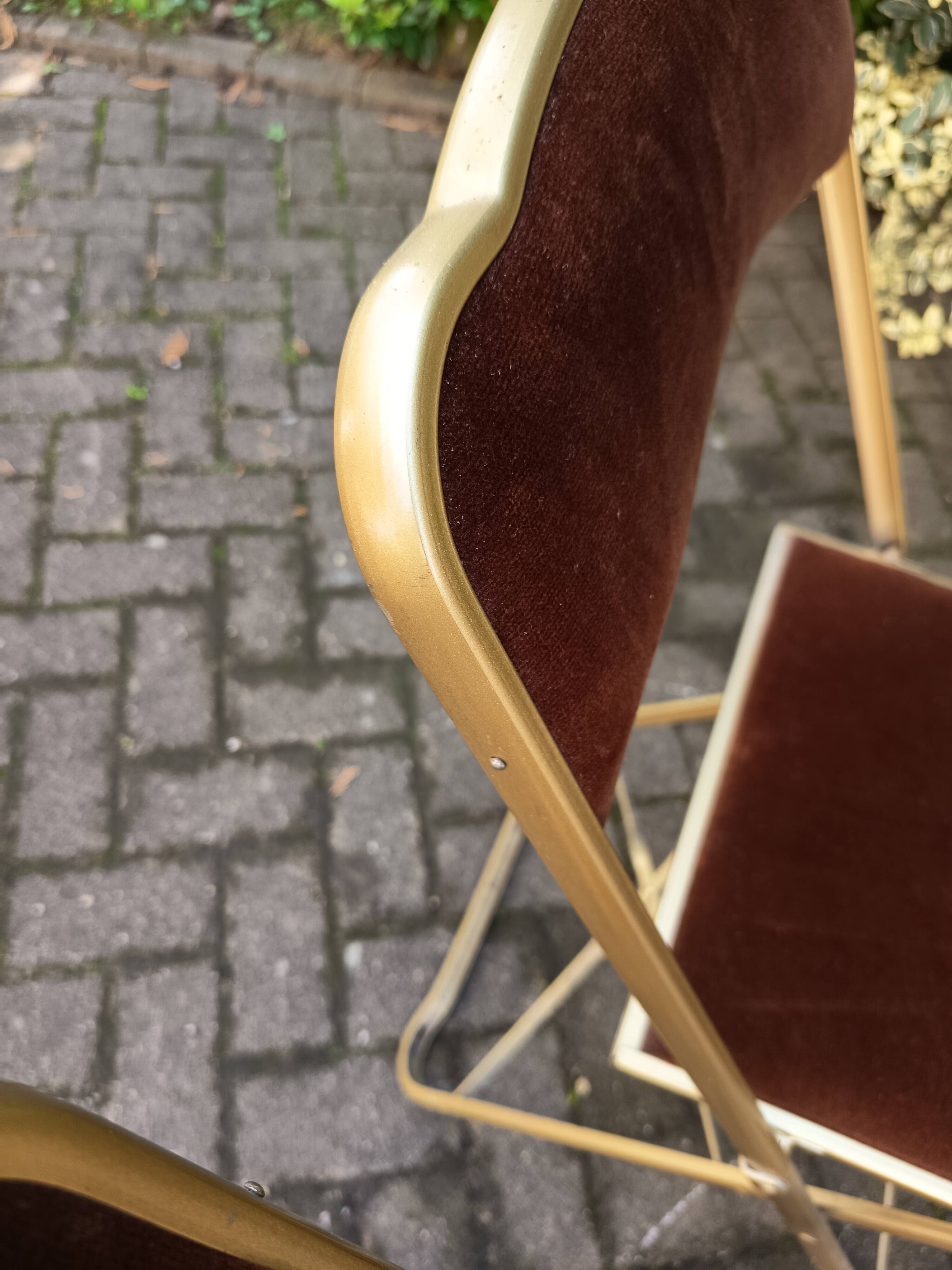 4 folding chairs, Chaisor, 1970