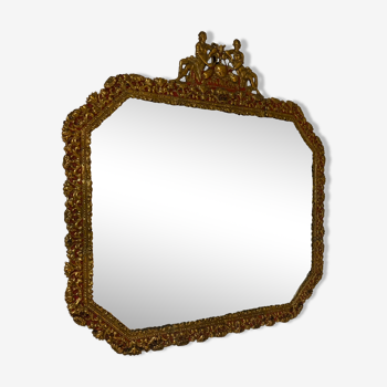 Antique mirror, 38x39 cm