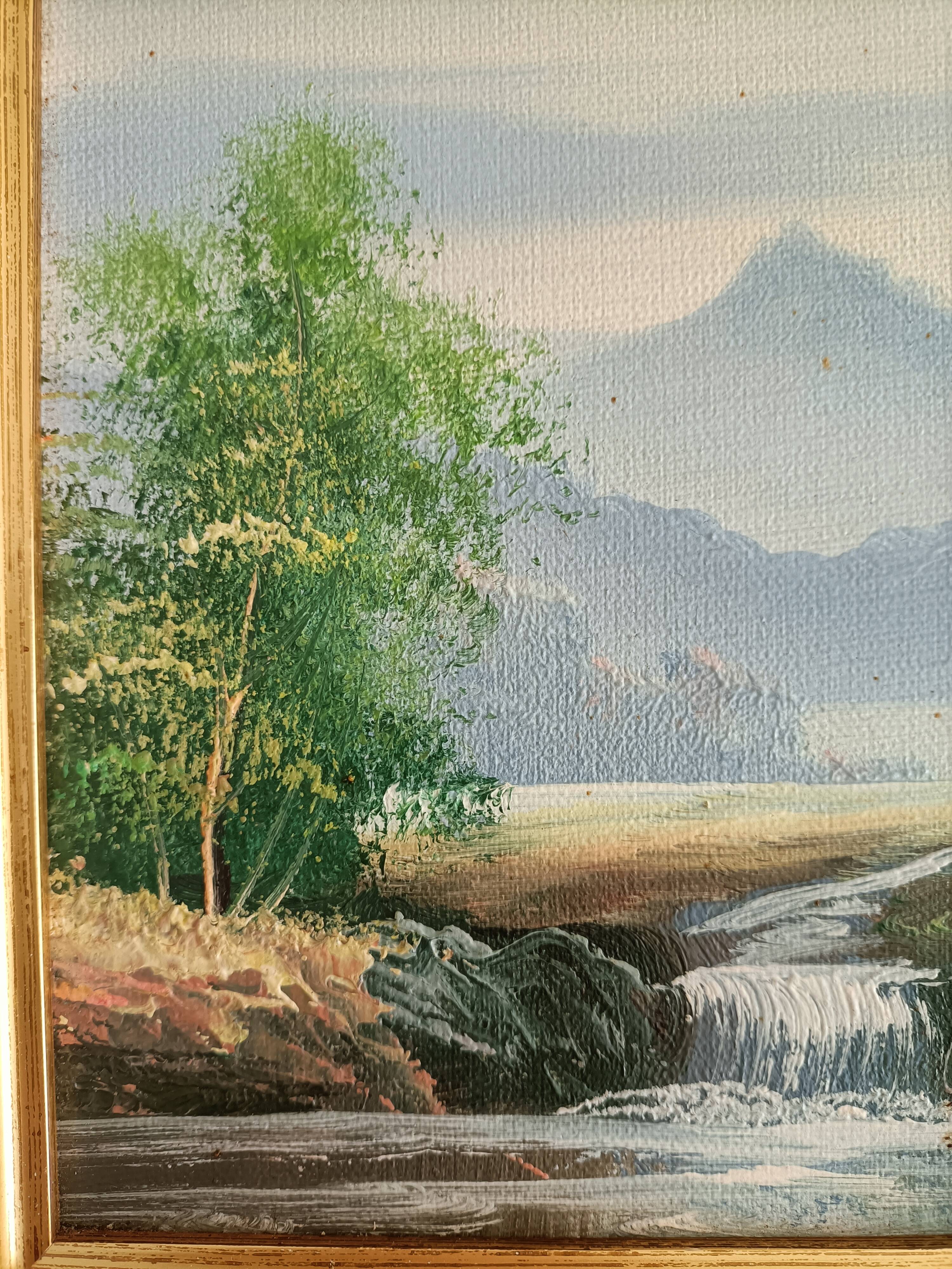 Landscape painting signed Cuoper