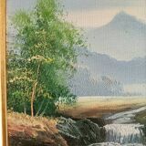 Tableau paysage signé Cuoper