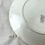 Set of 6 porcelain plates and 6 small mismatched vintage plates ~ Dinner service for 6 people ~