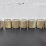 Pyrité stoneware dinner service, La Borne, 1970s