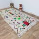 Tapis berbère marocain artisanal fait main 270 X 136 CM