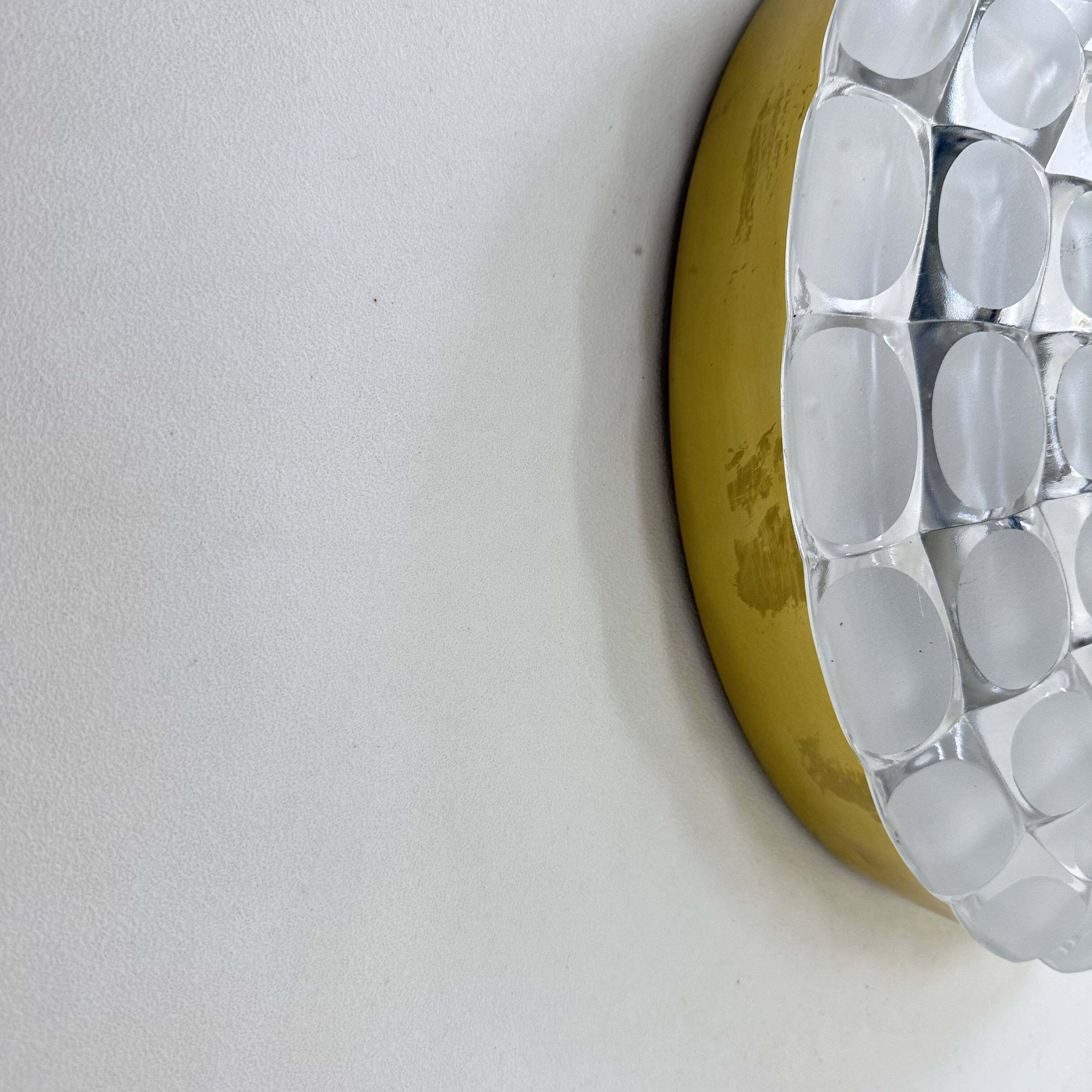 Mid-century design Peil & Puzzler glass flush mount , 1970s