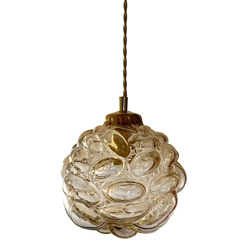 Electrified amber bubble suspension to nine