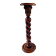 Colonne / piédestal en bois de style antique