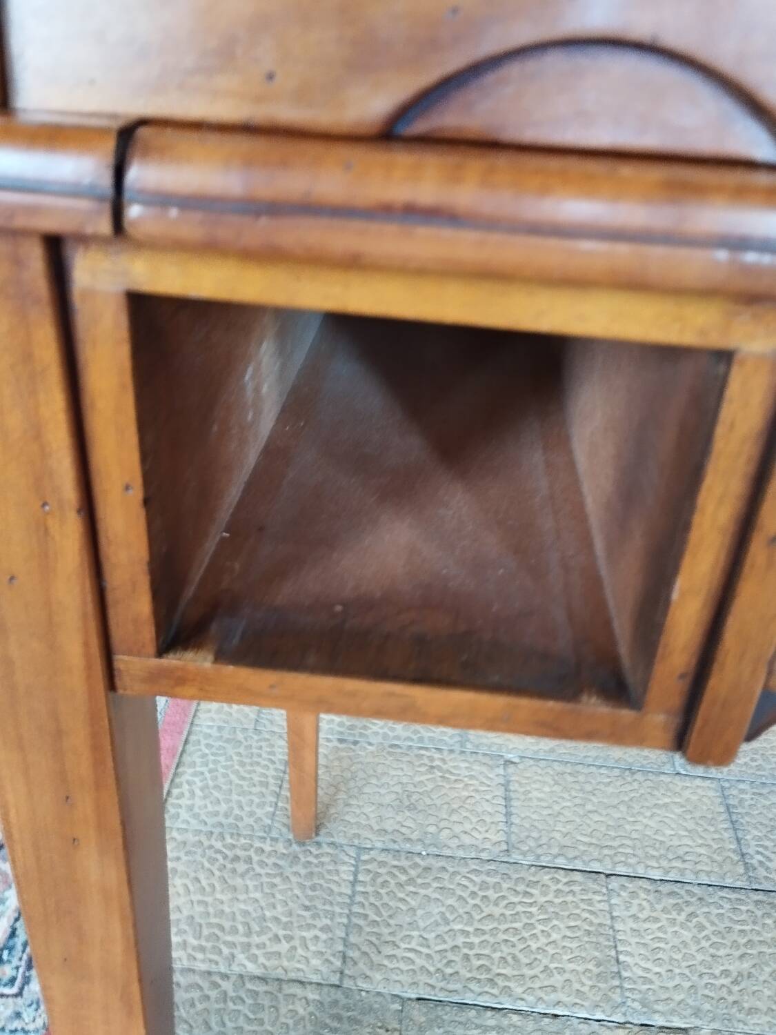Antique cylindrical desk, Louis XVI style