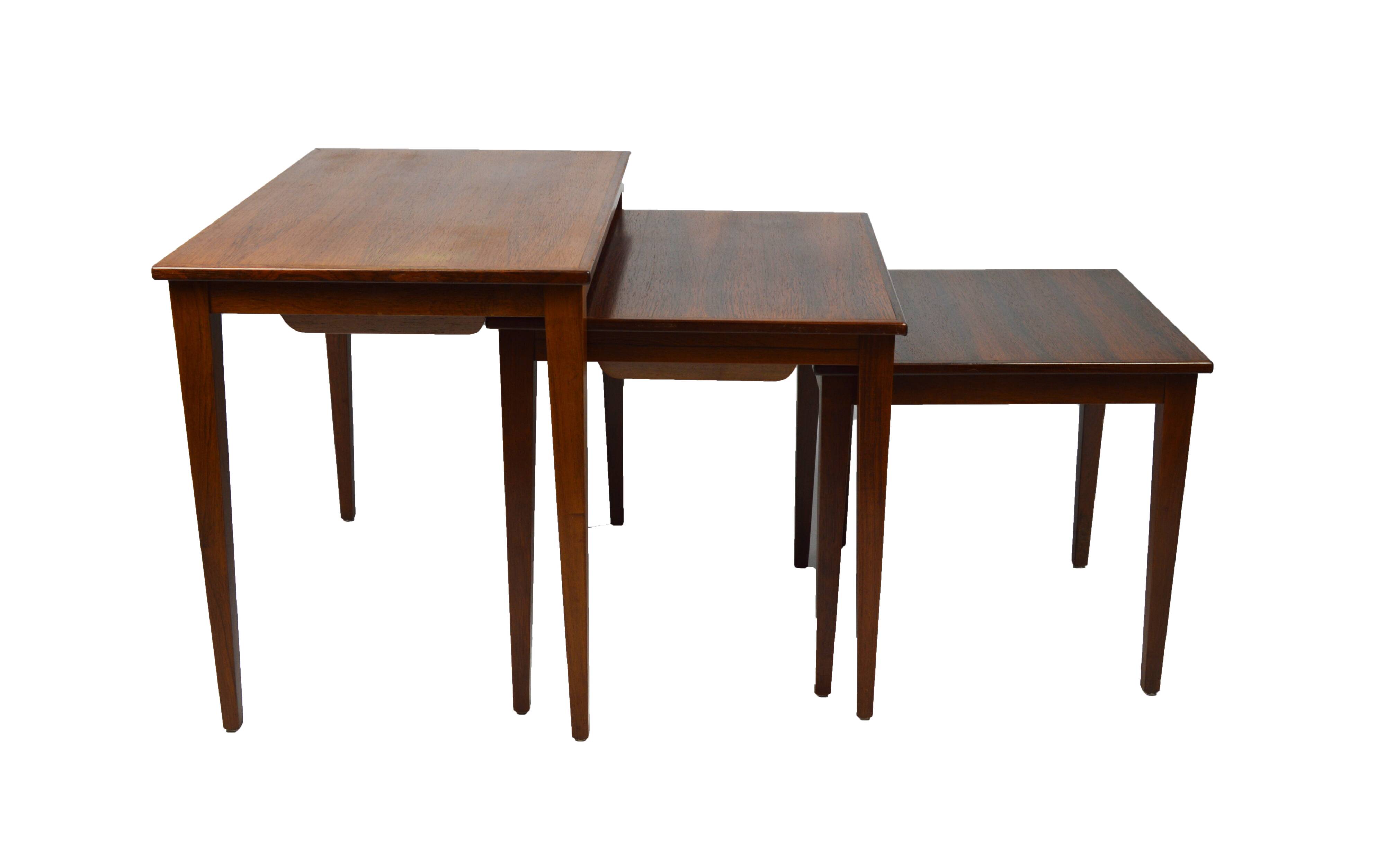 Set of three tables, 1970s