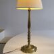 1960s gilded brass table lamp