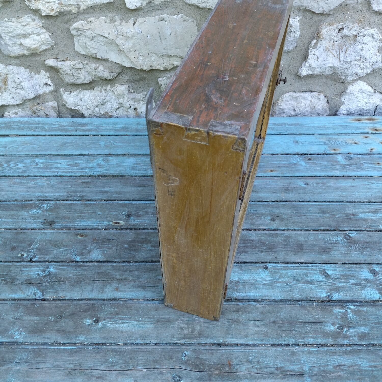 Vitrine étagère de droguerie ncienne