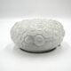 Round ceiling lamp made of molded glass