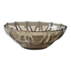 Vintage grey smoke salad bowl
