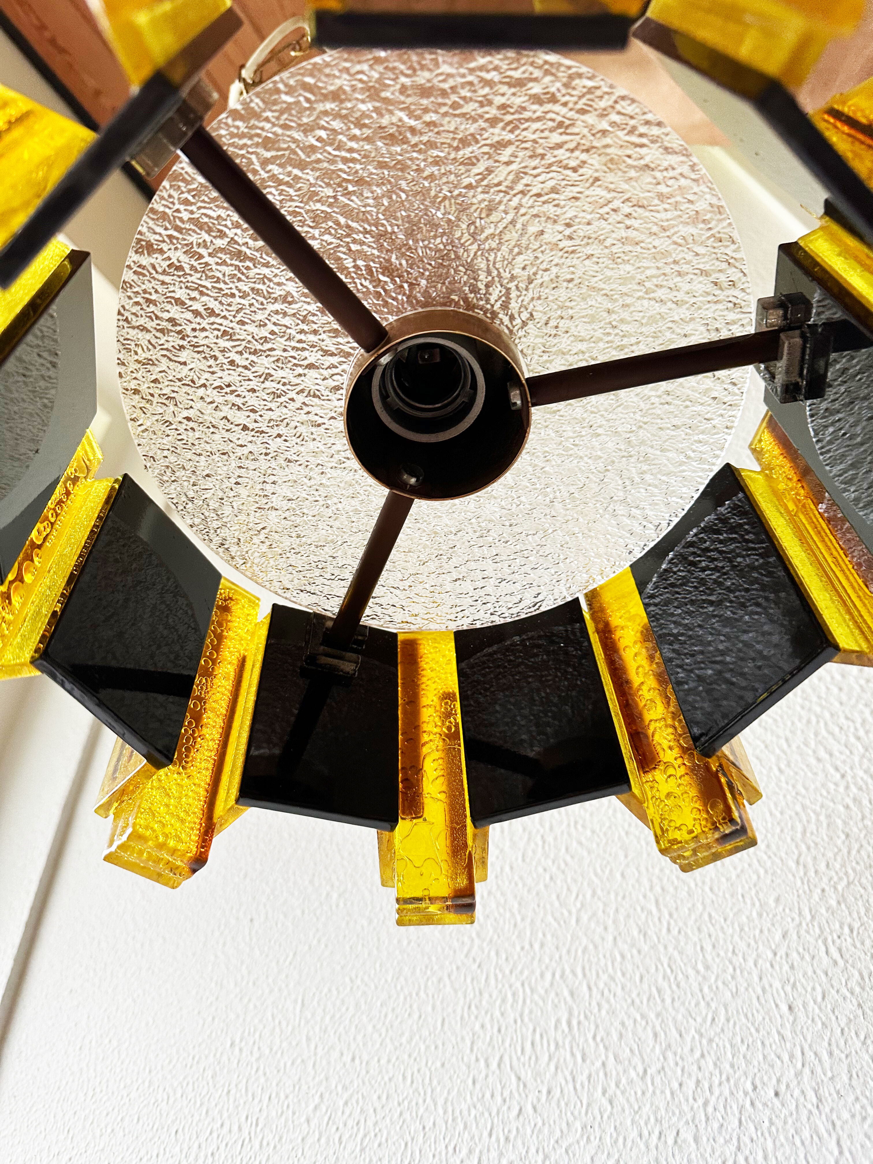 Claus Bolby pendant lamp Denmark 1970s