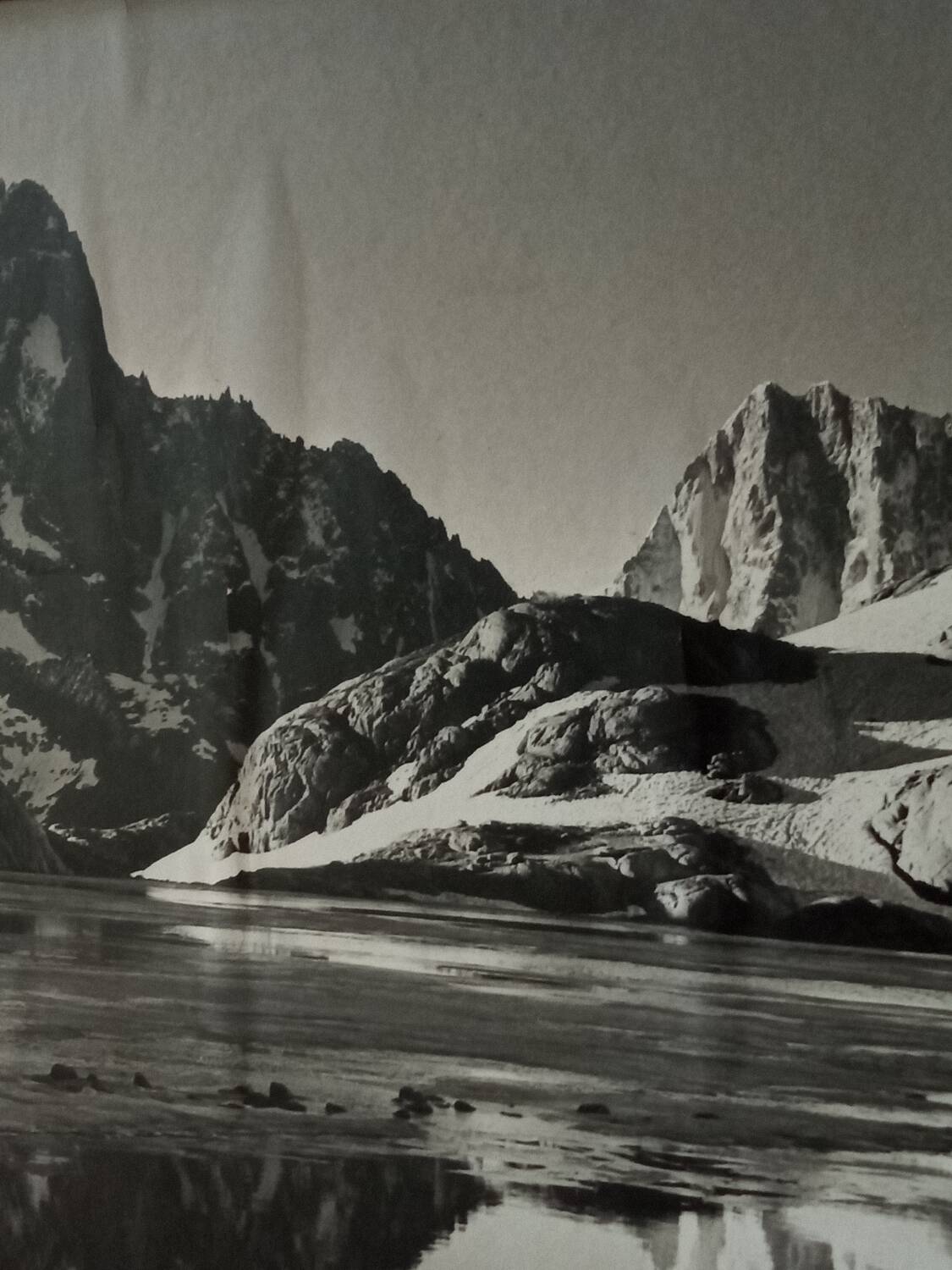 Vintage mountain photo