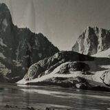 Vintage mountain photo