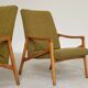 Pair of light green armchairs by Jiri Jiroutek for Interier Praha, 1960
