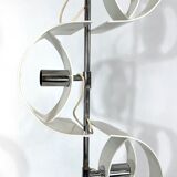 Stilux Milano, Vintage Italian chrome chandelier from 60s