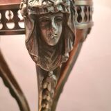 Ancienne lampe a petrole athenienne bronze style empire Napoleon 42x15