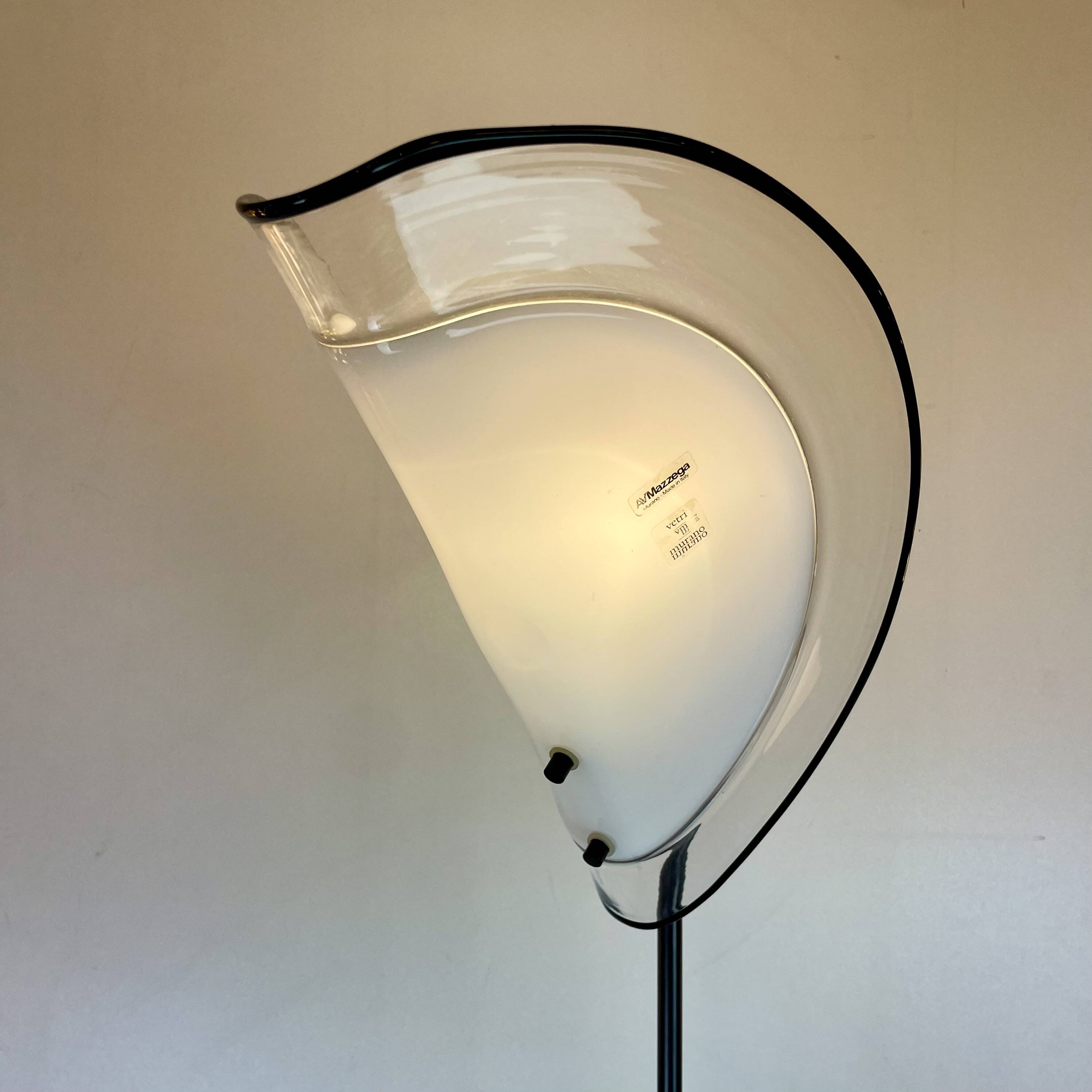 Murano Floor Lamp by Mazzega, Italy, 1980s
