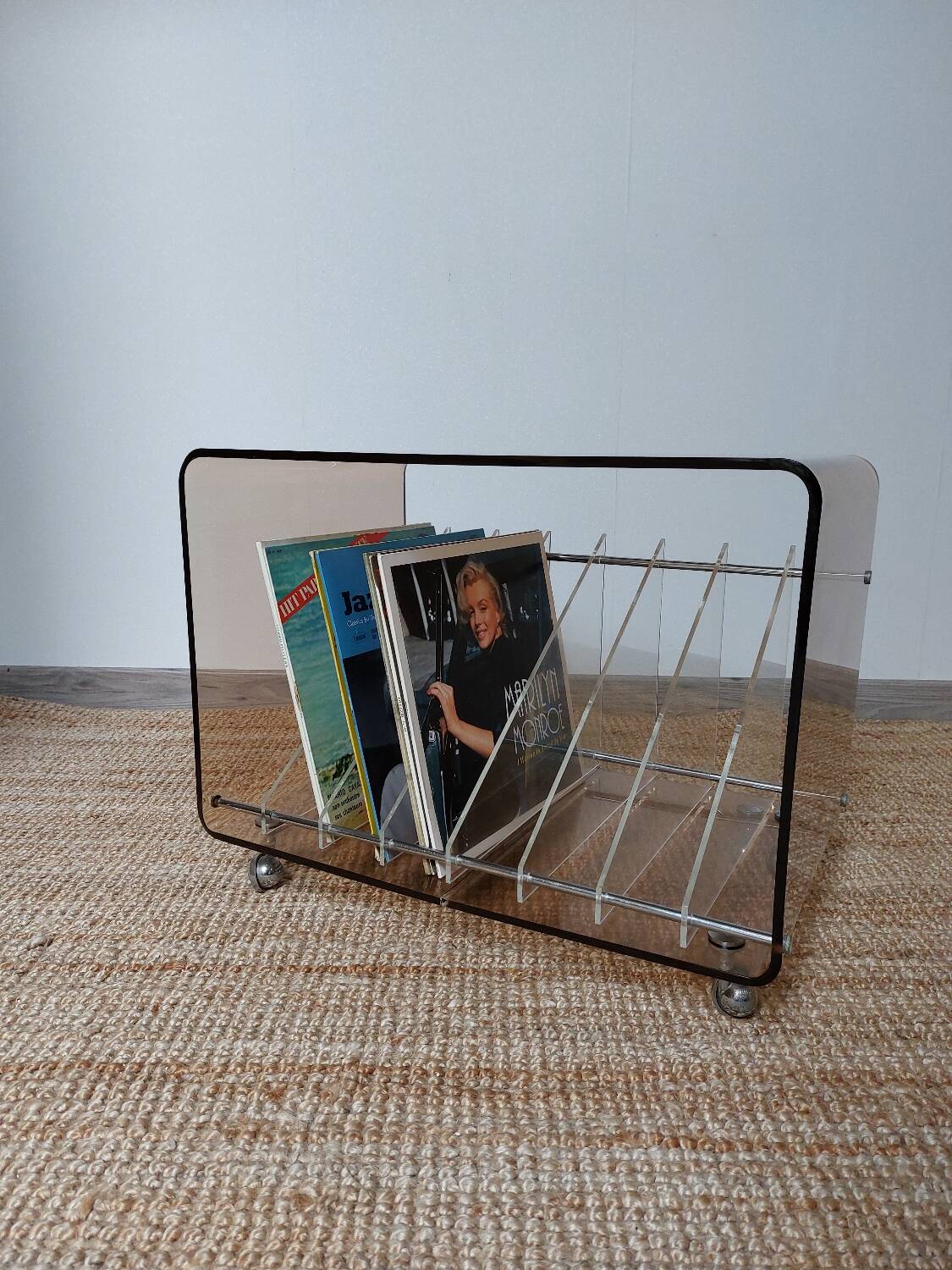Table michel dumas plexiglas 1970