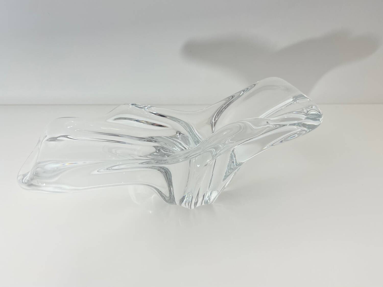 Vide poche cristal de Baccarat en parfait état / 22 cm