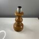 Turned wooden lamp base