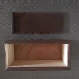 School pen tray in stained wood - 1960s/1970s