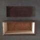 School pen tray in stained wood - 1960s/1970s