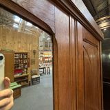 Art deco oak wardrobe