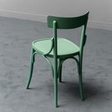 Ensemble de 3 chaises multicolore bois 50s vintage moderne