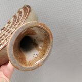 Three-armed ceramic candlestick. Denmark 1970s