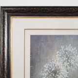 Painting „The White Flower”, Scandinavian design, 1970s