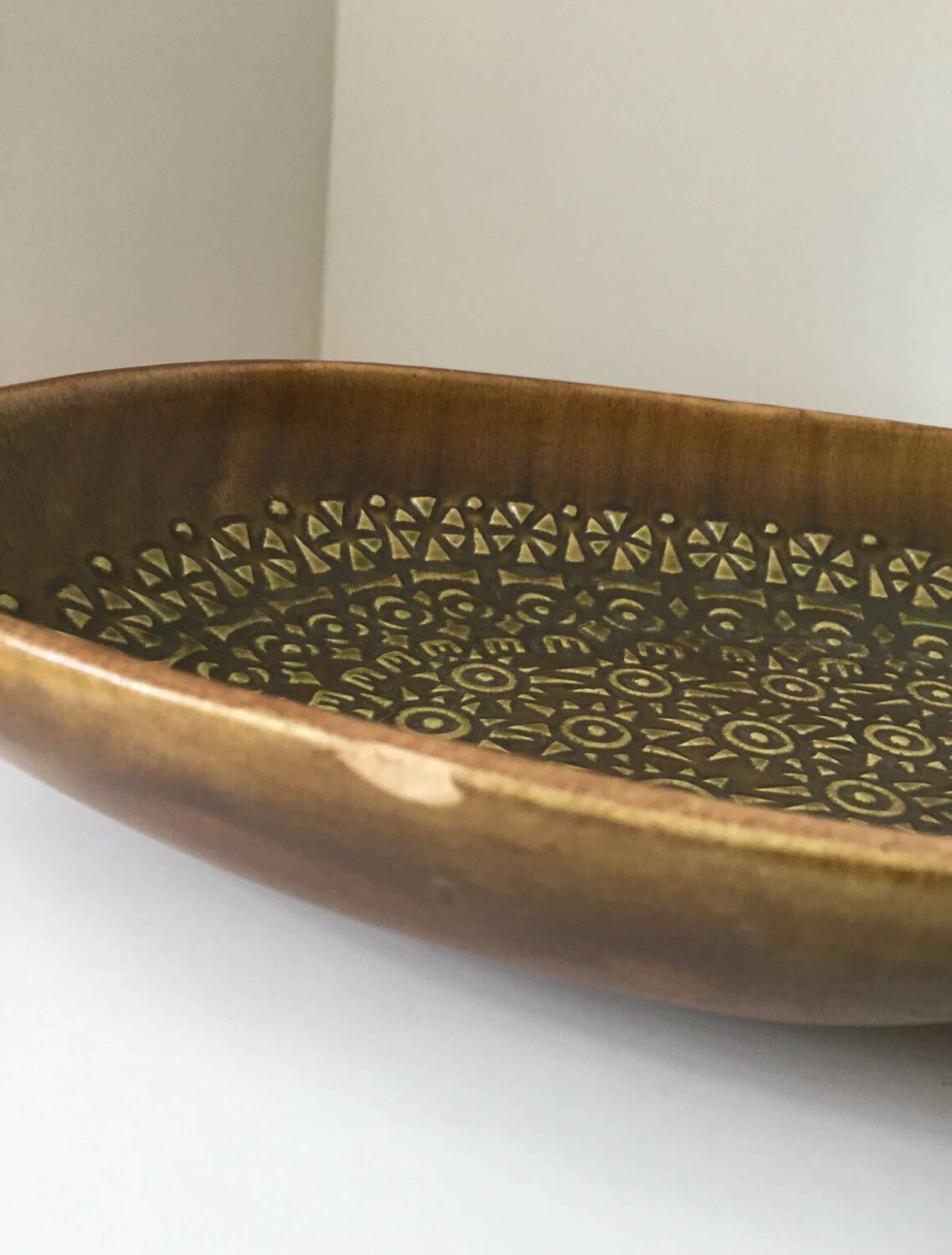 Large Vintage Saint Clement Serving Dish