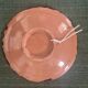 Moroccan ceramic and silver iron dish