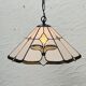Tiffany lily flower Art Deco pendant