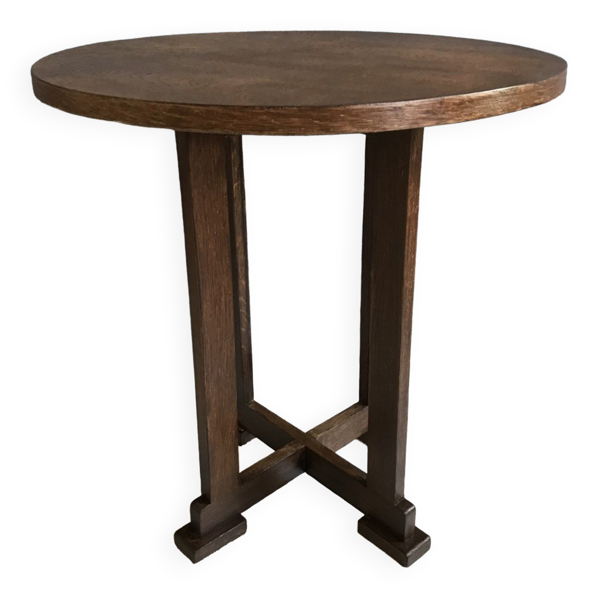 Table d’appoint Art Déco Chêne des années 1930