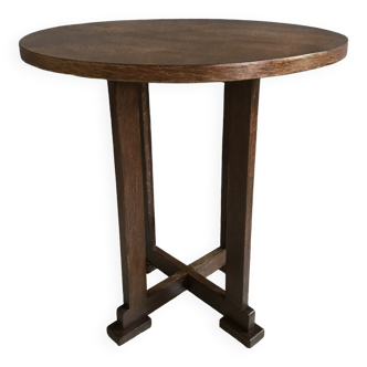 Table d’appoint Art Déco Chêne des années 1930