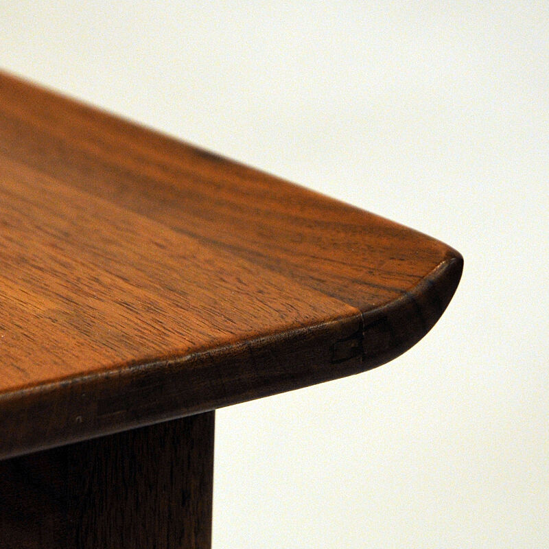 Swedish Teak sidetable pair Frisco by Folke Ohlsson for Tingströms 1960s