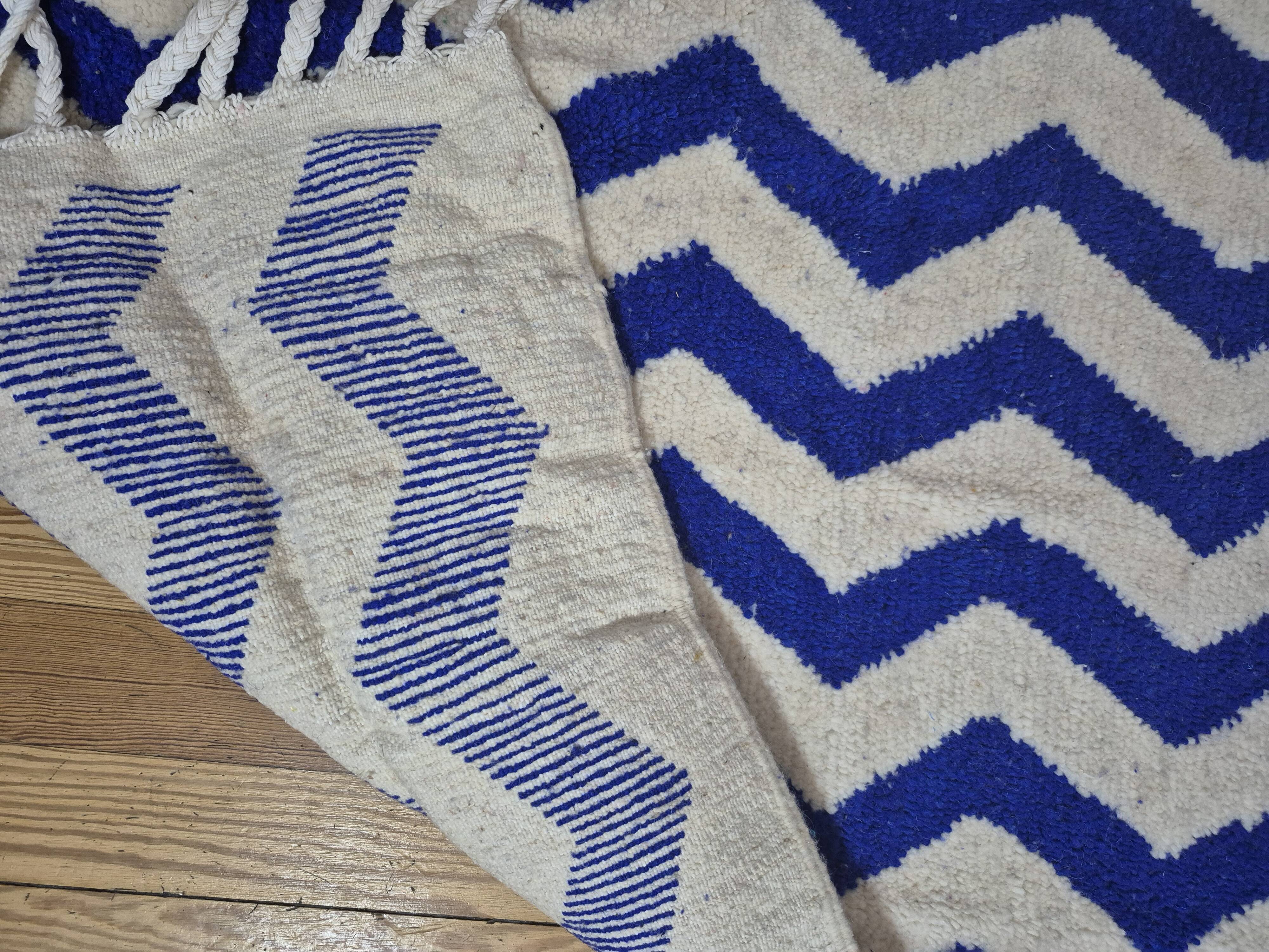 Authentic artisanal Berber rug