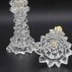 Set of 2 Candle holder in Murano Rostrato Glass by Barovier e Toso, 1950