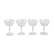 Set of four glasses, Danish design, 1970s, manufactured in Denmark